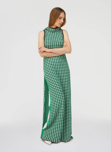 Retori Hooded Tunic Dress Green - Ready To Wear - Luxury Dresses for Women