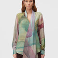 Retori Scarf Shirt Multicolor - Ready To Wear - Luxury Shirts for Women - Front