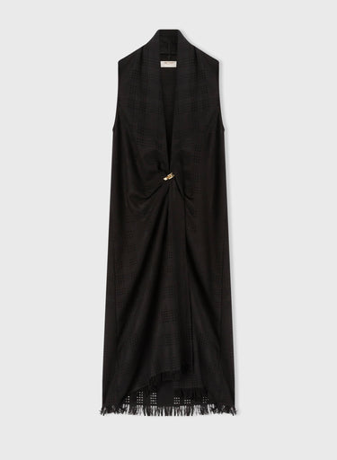 Retori Superlight Cashmere Vest Dress Black - Ready To Wear - Luxury Dresses for Women