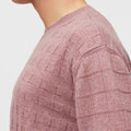 Retori Window Crewneck Rose - Knitwear - Luxury Sweaters for Men - Side