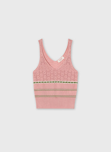 MIX STITCH KNIT TOP