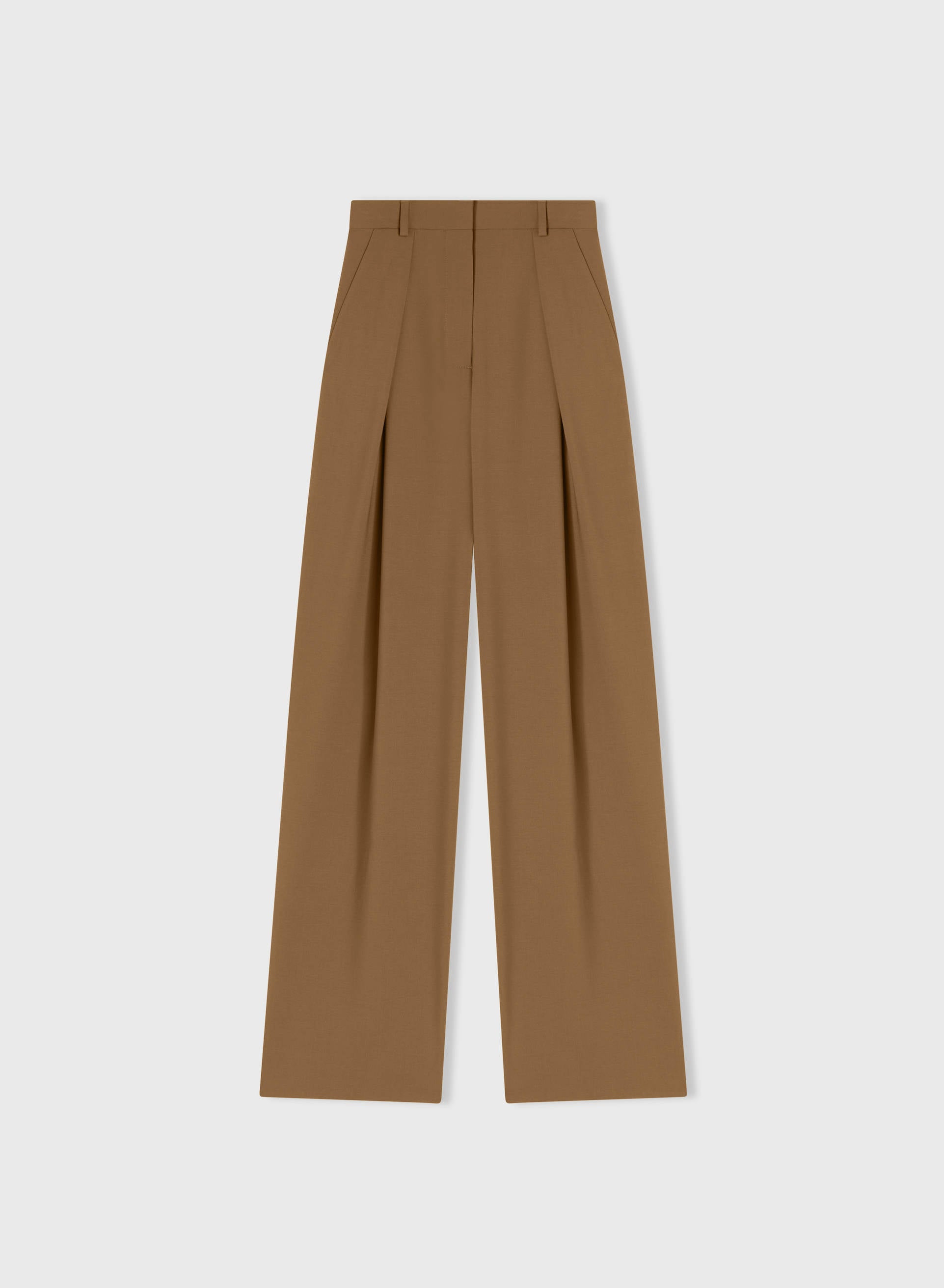 SARTORIAL PANTS DARK CAMEL