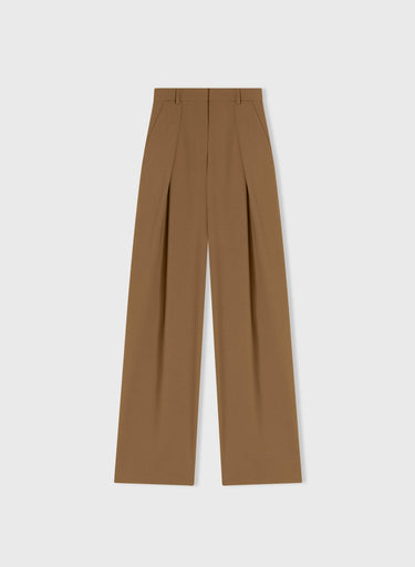 Retori Sartorial Pants Dark Camel - Ready To Wear - Luxury Pants for Women