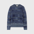 Retori Opposites Dance Crewneck Navy And Grey - Ready To Wear - Luxury Sweaters for Men