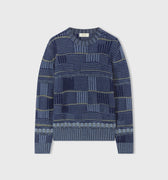 Retori Opposites Dance Crewneck Navy And Grey - Ready To Wear - Luxury Sweaters for Men
