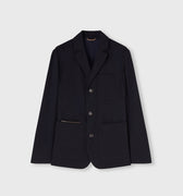 Retori Denim Single Breasted Blazer Navy - Ready To Wear - Luxury Coats & Jackets for Men