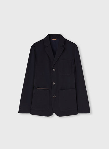 Retori Denim Single Breasted Blazer Navy - Ready To Wear - Luxury Coats & Jackets for Men