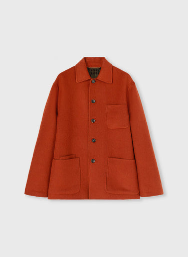 Retori Double Jacquard Reversible Overshirt Clay And Military Green - Ready To Wear - Luxury Overshirts for Men