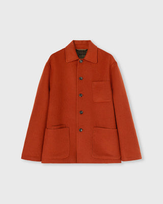 Retori Double Jacquard Reversible Overshirt Clay And Military Green - Ready To Wear - Luxury Overshirts for Men