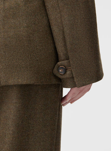 Retori Tailoring Jacket Military Green - Ready To Wear - Luxury Coats & Jackets for Women - Detail