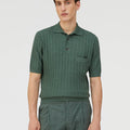 Retori Mini Cable Polo Shirt Green - Ready To Wear - Luxury Polos for Men