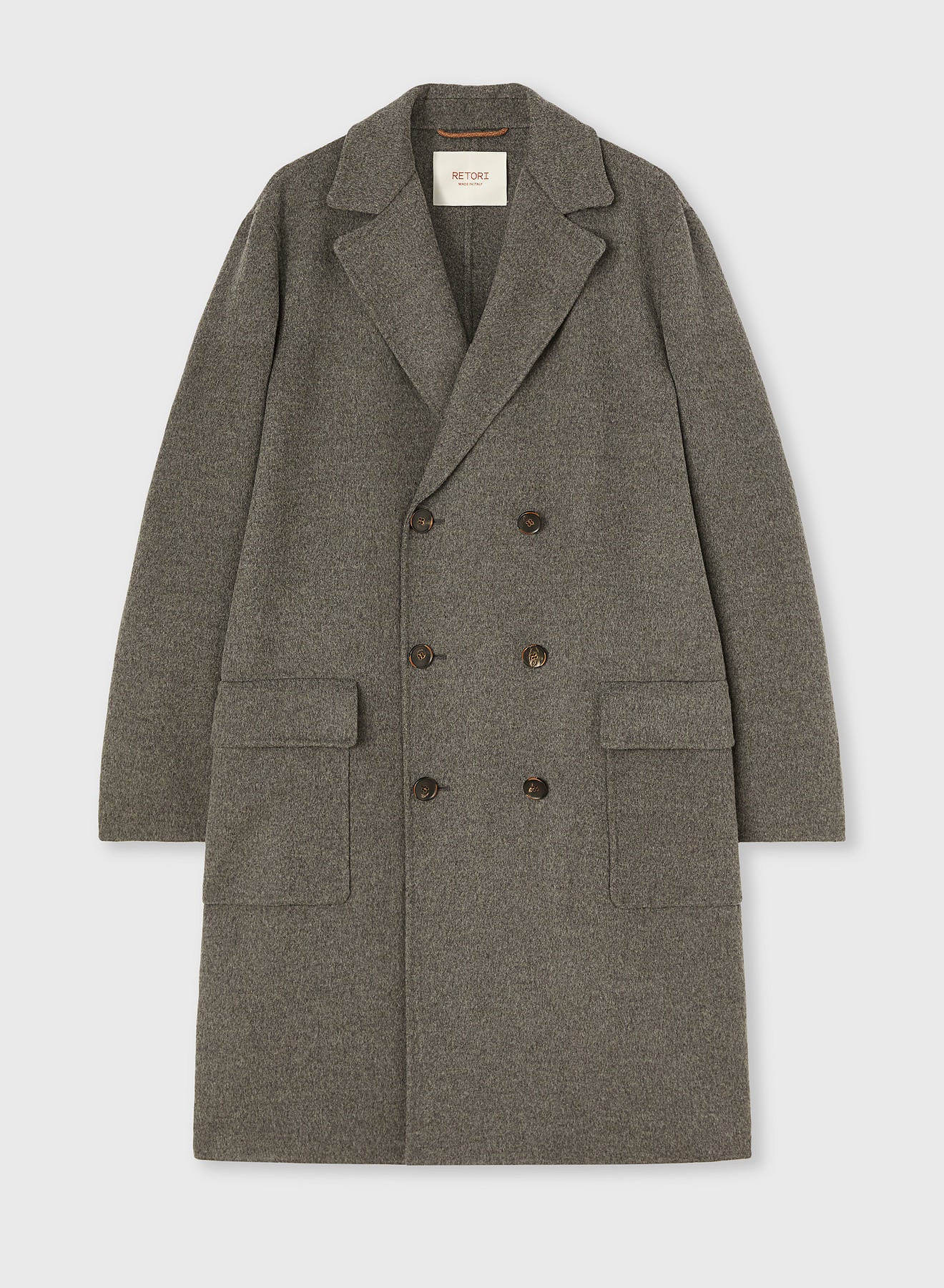 Retori Double Breasted Coat Anthracite - Ready To Wear - Luxury Coats & Jackets for Men