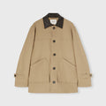 Retori Field Jacket With Leather Details Sand And Chocolate - Ready To Wear - Luxury Coats & Jackets for Men
