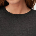 Retori Side Argyle Detail Crewneck Anthracite - Knitwear - Luxury Sweaters for Men and Women - Detail Neck