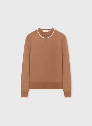 Retori Ultimate Crewneck Camel And Natural - Ready To Wear - Luxury Sweaters for Men