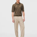 Retori Relaxed Pants Natural - Ready To Wear - Luxury Trousers for Men - Full Model