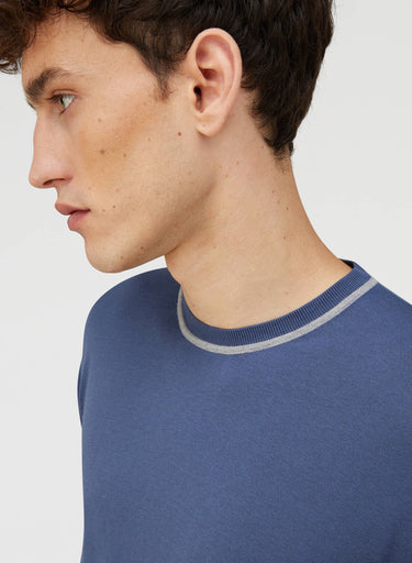 Retori Ultimate Crewneck Avio And Grey - Ready To Wear - Luxury Sweaters for Men