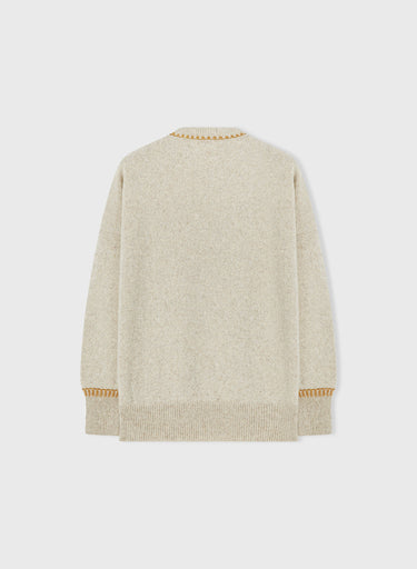 Retori Resilient Crewneck Natural And Bronze - Ready To Wear - Luxury Sweaters for Women