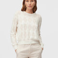 Retori Argyle Regular Crewneck Butter - Knitwear - Luxury Sweaters for Women - Front