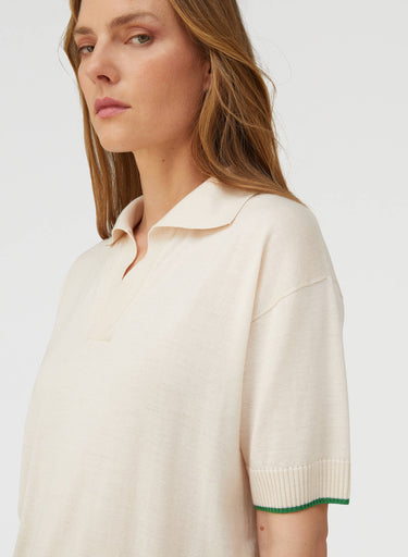 Retori Relaxed Polo Butter - Ready To Wear - Luxury Polos for Women