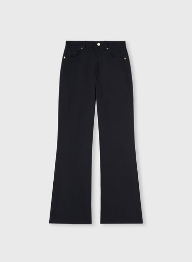 Retori Wide Leg Denim Pants Navy - Ready To Wear - Luxury Trousers for Women