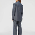 Retori Double Breasted Blazer Denim Blu - Ready To Wear - Luxury Coats & Jackets for Women
