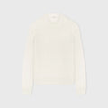 Retori Damier Wool And Silk Jacquard Crewneck Ivory - Knitwear - Luxury Sweaters for Women