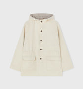 Retori Double Rope Reversible Parka Ivory And Natural - Ready To Wear - Luxury Parkas for Women - Reversed Front