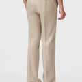 Retori Relaxed Pants Natural - Ready To Wear - Luxury Trousers for Men - Back Model