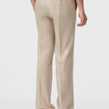 Retori Relaxed Pants Natural - Ready To Wear - Luxury Trousers for Men - Back Model