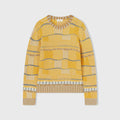 Retori Opposites Dance Crewneck Yellow And Camel - Ready To Wear - Luxury Sweaters for Men