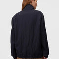 Retori Packable Bomber Dark Blue - Ready To Wear - Luxury Bomber Jackets for Men and Women - Back Woman