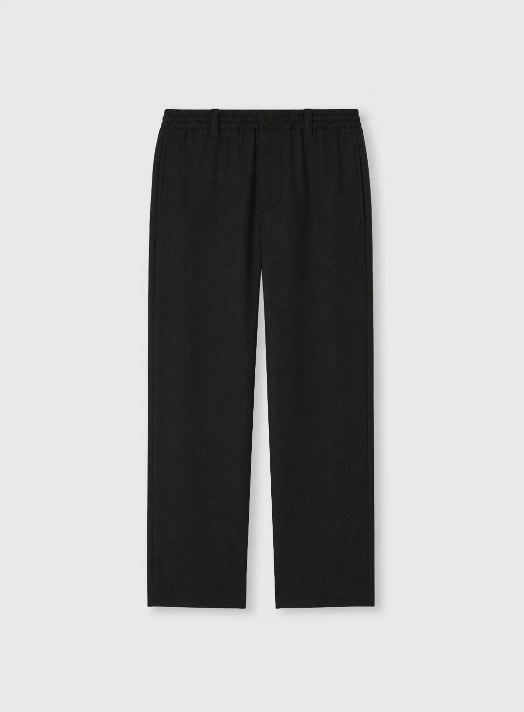 FLANNEL LEISURE PANTS WITH DRAWSTRINGS