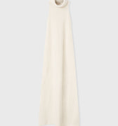 Retori Jacquard Sleeveless Maxi Collar Long Dress Ivory - Ready To Wear - Luxury Dresses for Women