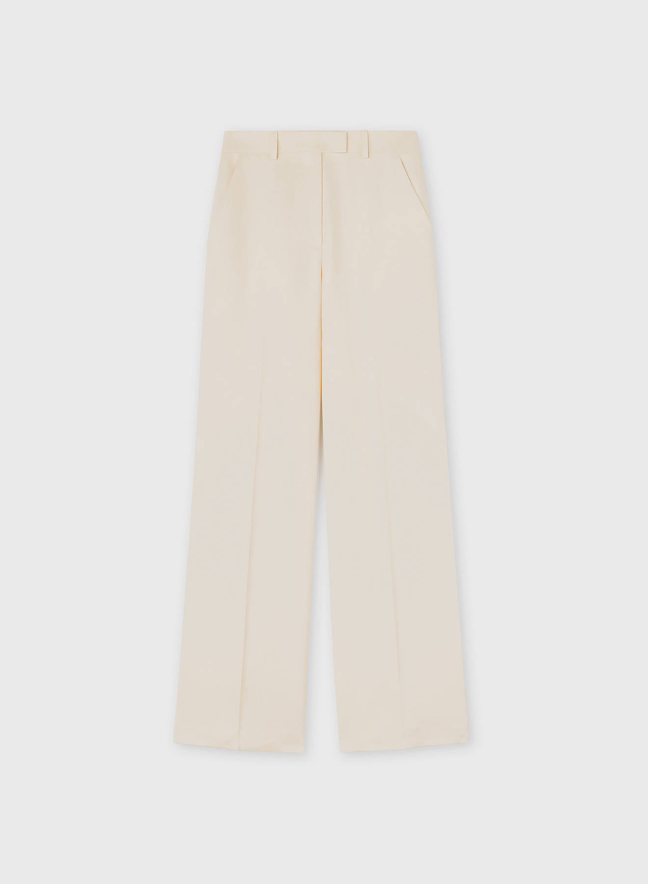PEACH TOUCH LINEN TAILORING PANTS BUTTER