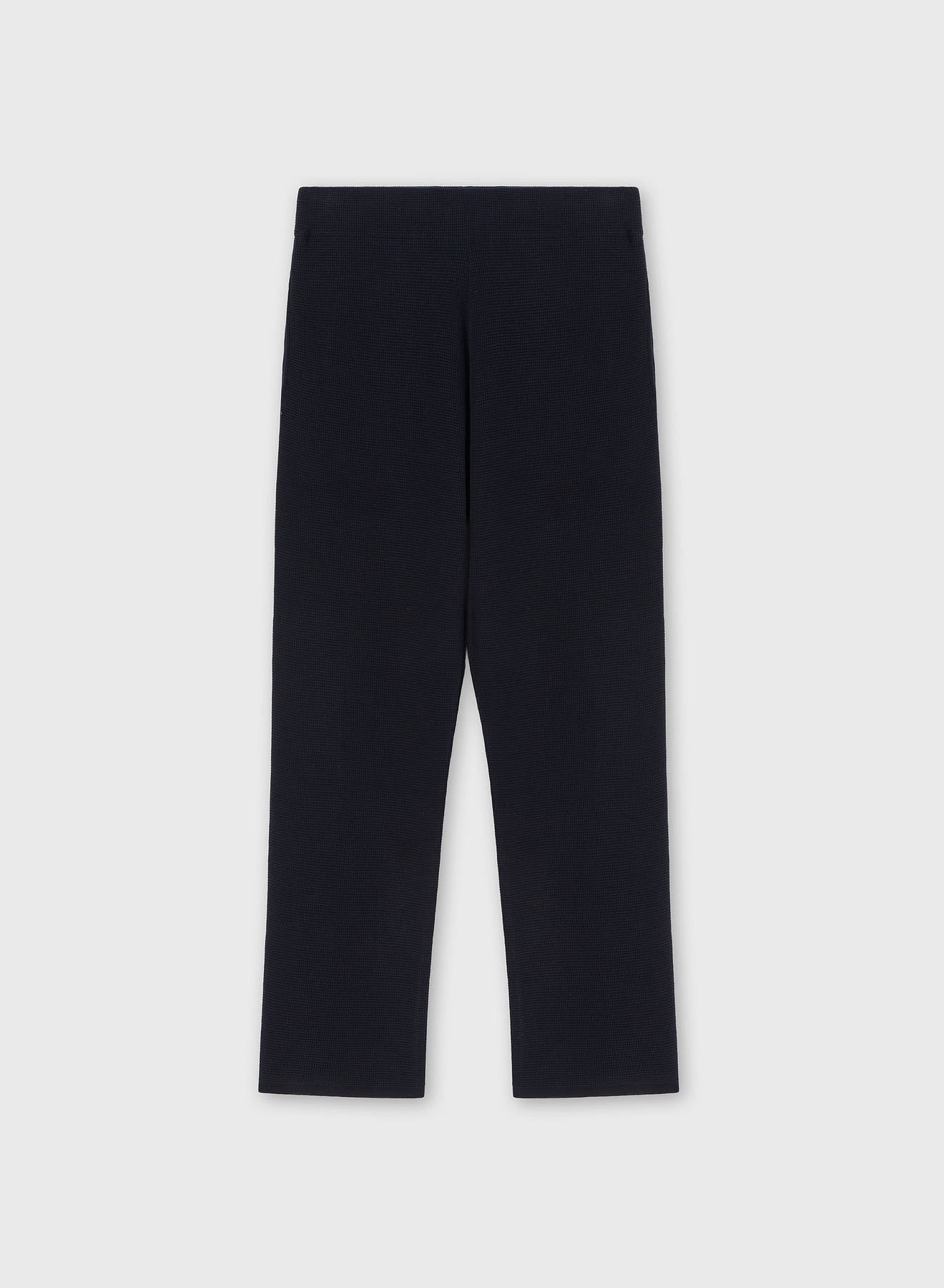 KNIT PANTS NAVY