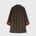 Retori Double Check Jacquard Reversible Outerwear Clay And Military Green - Ready To Wear - Luxury Coats & Jackets for Women - Back