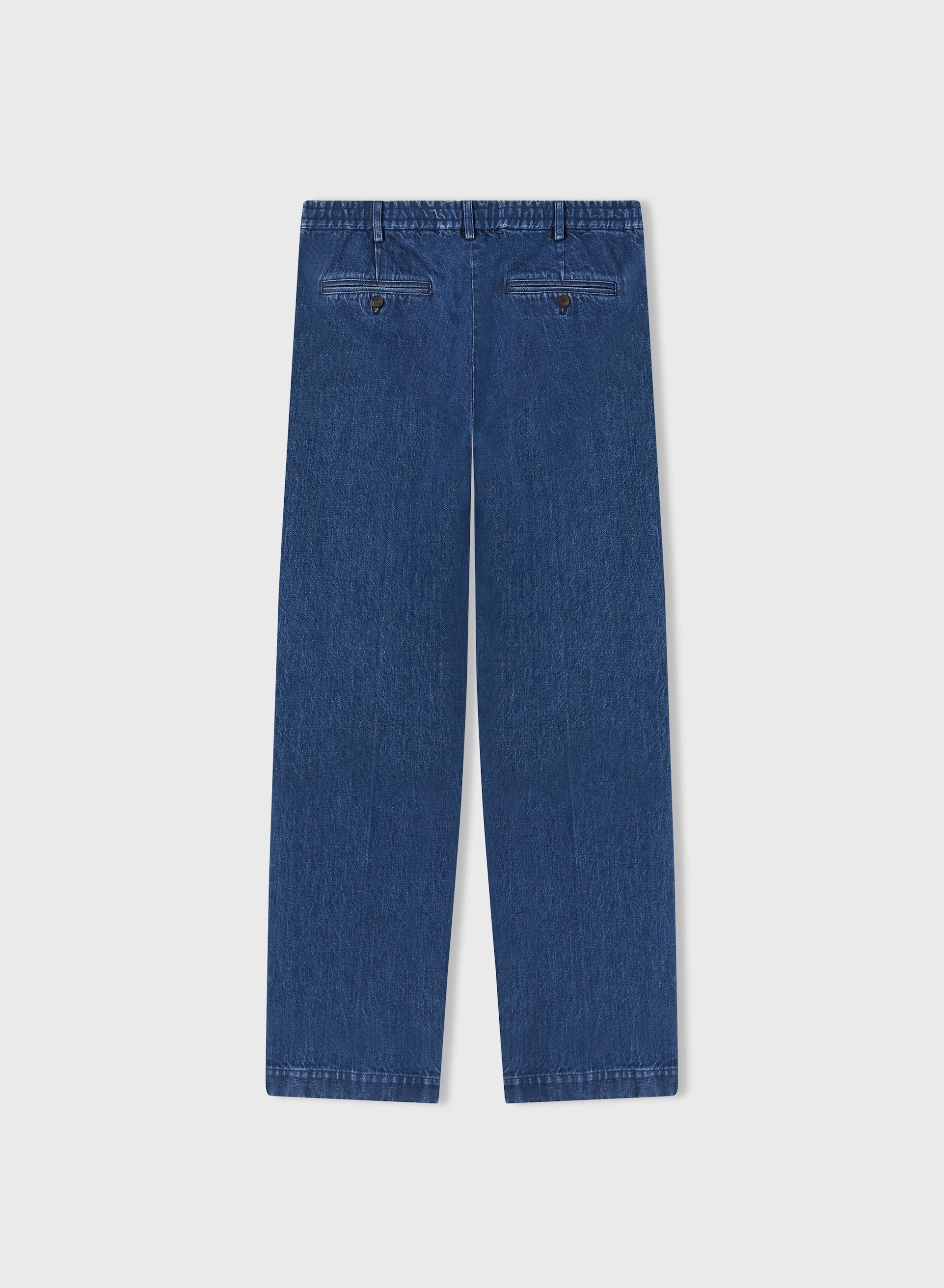 RELAXED PANTS DENIM BLU