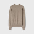 Retori Window Crewneck Sand - Knitwear - Luxury Sweaters for Men - Back