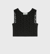Retori Iconic Knot Cropped Top Black - Knitwear - Luxury Crop Tops for Women