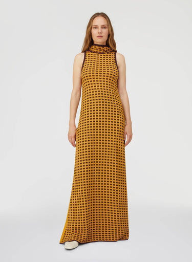Retori Hooded Tunic Dress Yellow - Ready To Wear - Luxury Dresses for Women