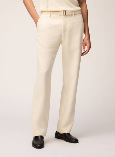 PANTALONI IN LINO MANO PESCA