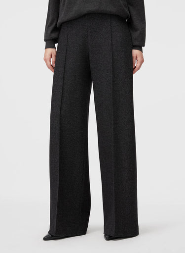 Retori Heavy Jersey Relaxed Pants Black - Ready To Wear - Luxury Trousers for Women - Front