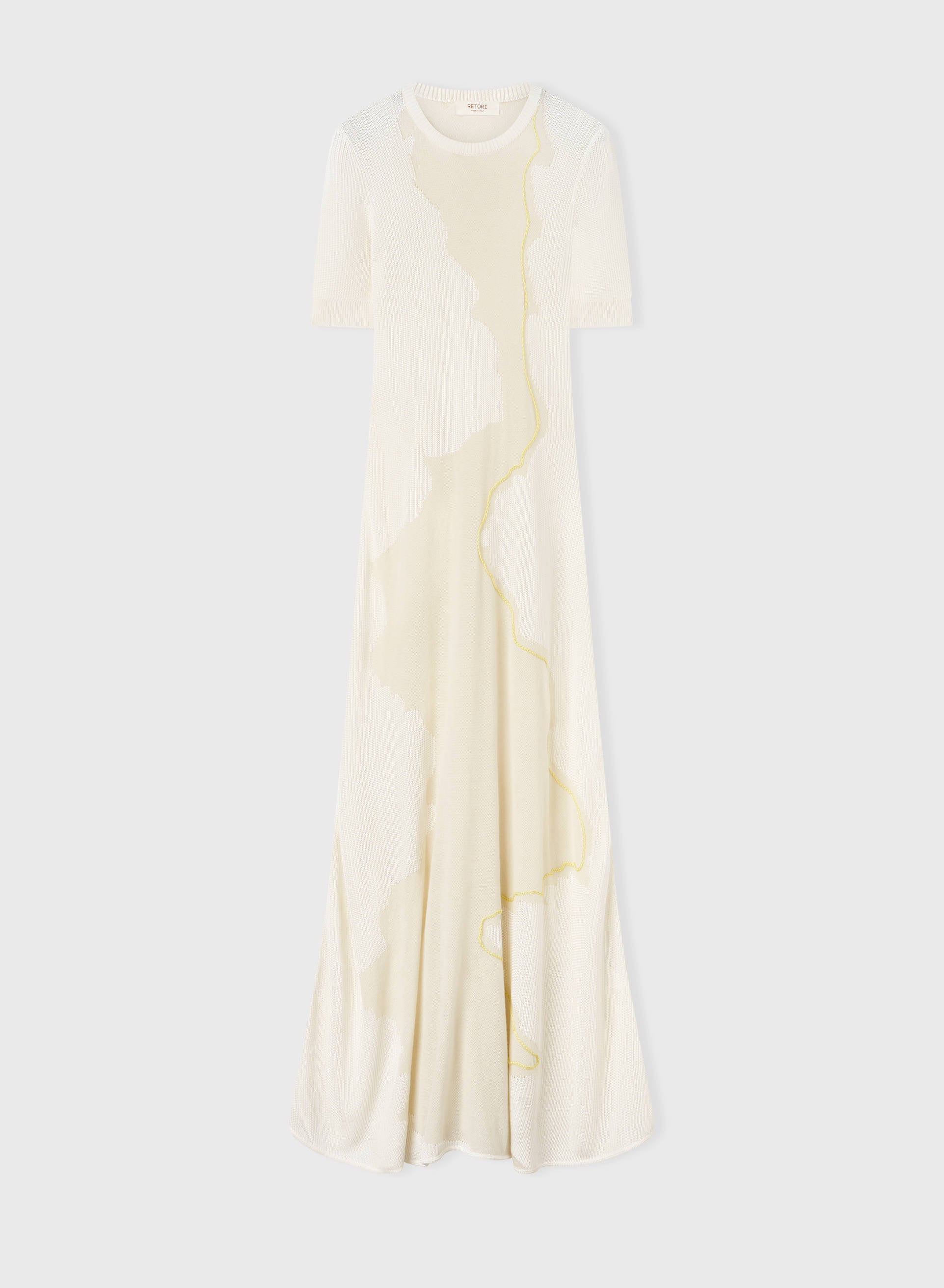 STRUGGLE AND PEACE DRESS IVORY