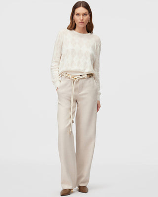 Retori Argyle Regular Crewneck Butter - Knitwear - Luxury Sweaters for Women