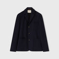 Retori Double Finishing Bicolor Cardi Blazer With Needle Pin Detail Navy And Black - Ready To Wear - Luxury Coats & Jackets for Men