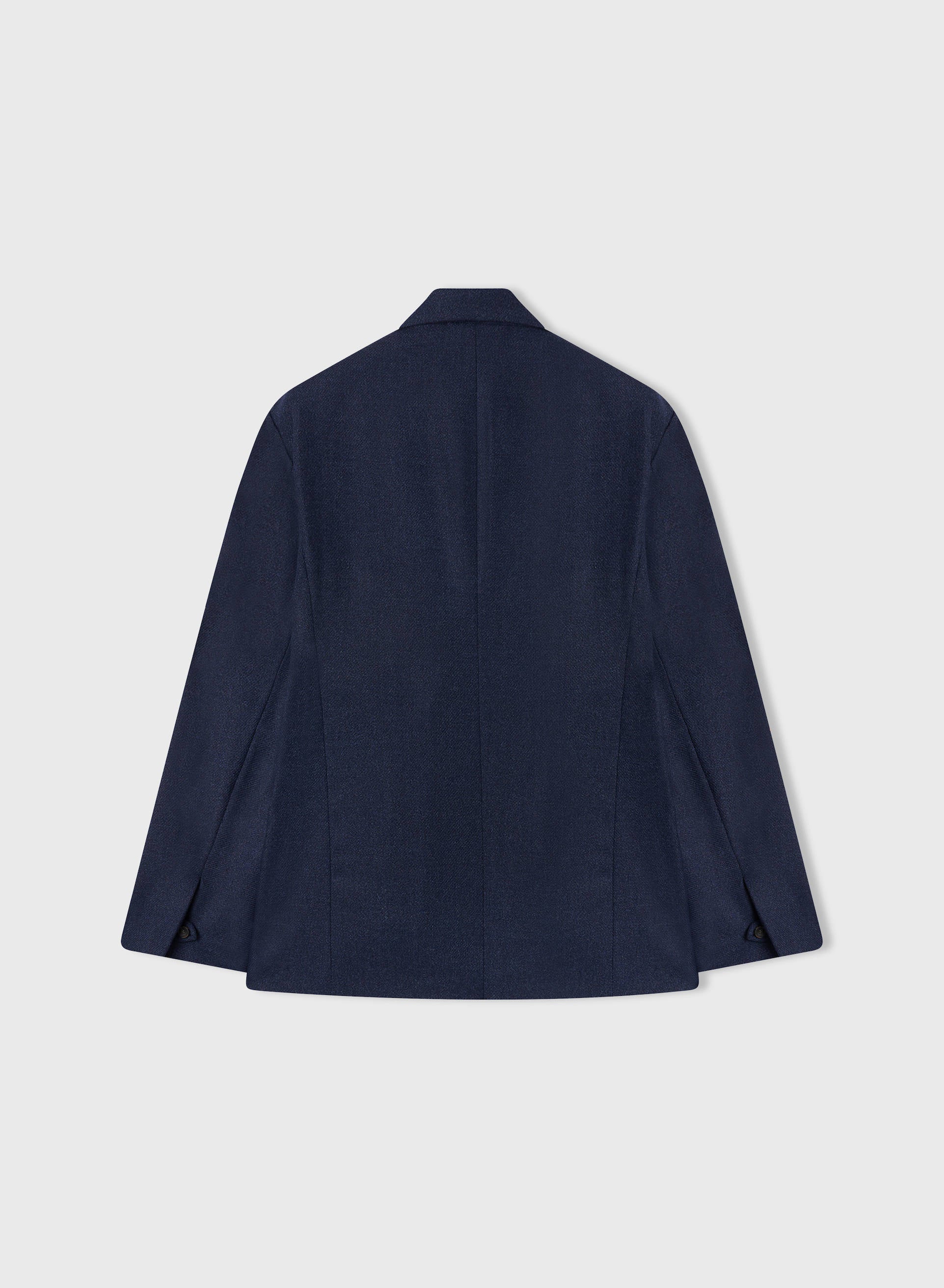 DOUBLE BREASTED PEAK LAPEL BLAZER NAVY