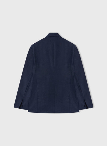 Retori Double Breasted Peak Lapel Blazer Navy - Ready To Wear - Luxury Coats & Jackets for Men