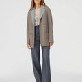 Retori Cardi Blazer Taupe And Grey - Ready To Wear - Luxury Coats & Jackets for Women - Full Model