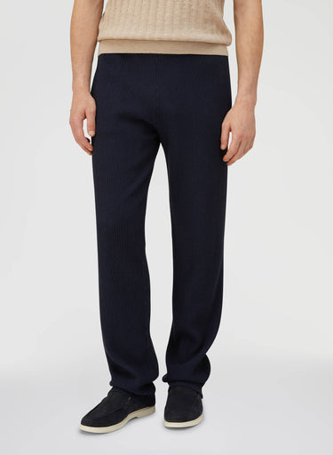 Retori Knitted Pants Navy - Ready To Wear - Luxury Pants for Men